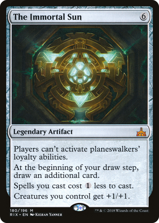 The Immortal Sun (RIX-180) [Rivals of Ixalan] MTG Single Wizards of the Coast