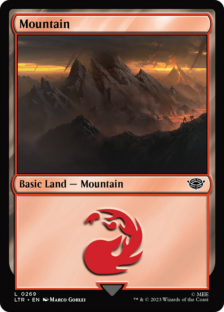 Mountain (0269) (LTR-269) [The Lord of the Rings: Tales of Middle-earth] MTG Single Wizards of the Coast