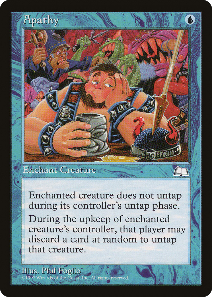Apathy (WTH-) [Weatherlight] MTG Single Wizards of the Coast