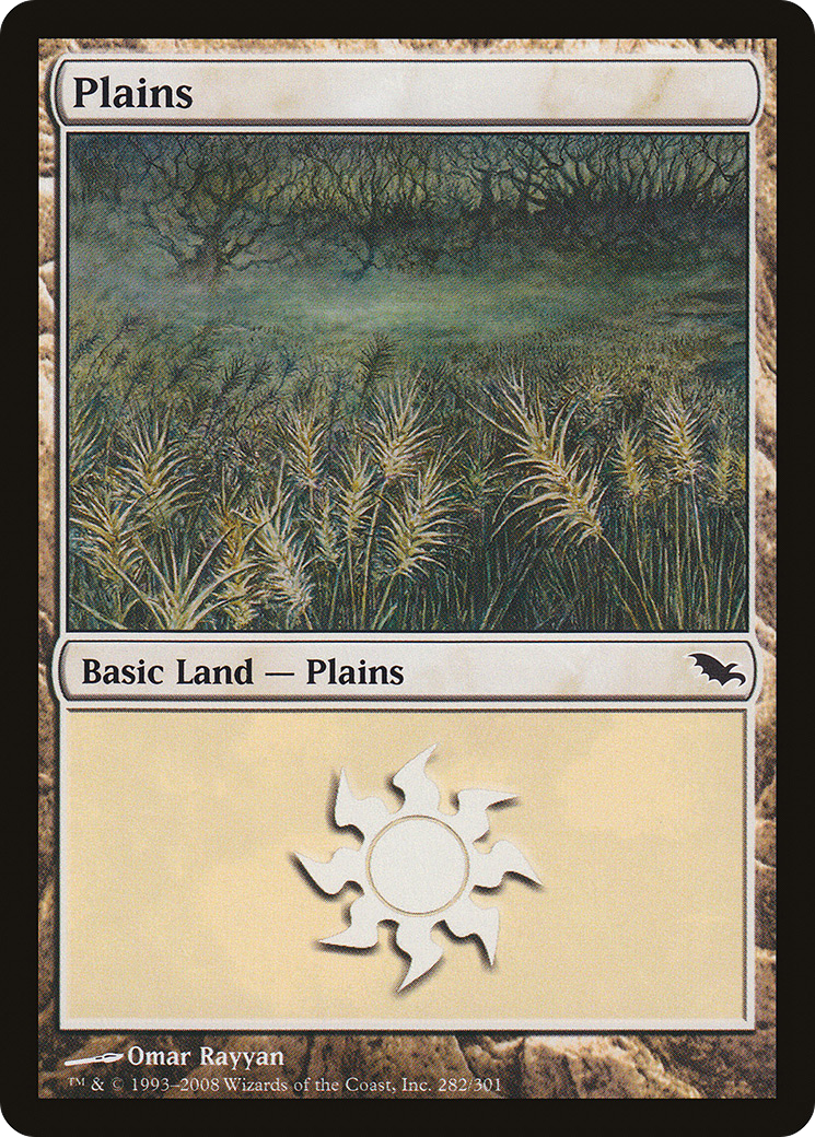 Plains (SHM-282) [Shadowmoor] MTG Single Wizards of the Coast