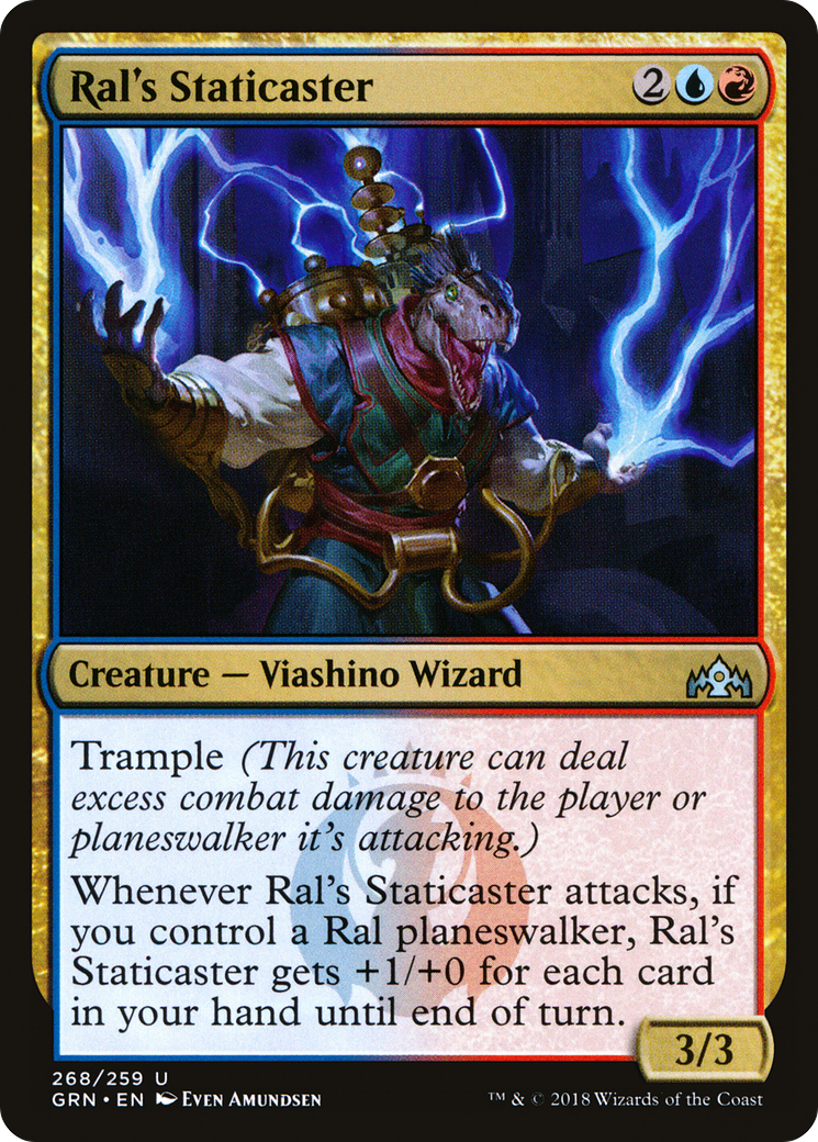 Ral's Staticaster (GRN-268) [Guilds of Ravnica] MTG Single Wizards of the Coast