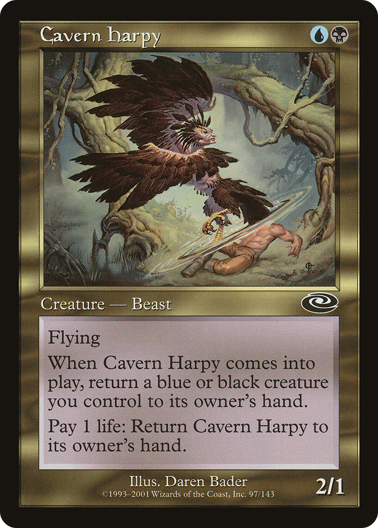 Cavern Harpy (PLS-097) [Planeshift] Foil MTG Single Wizards of the Coast