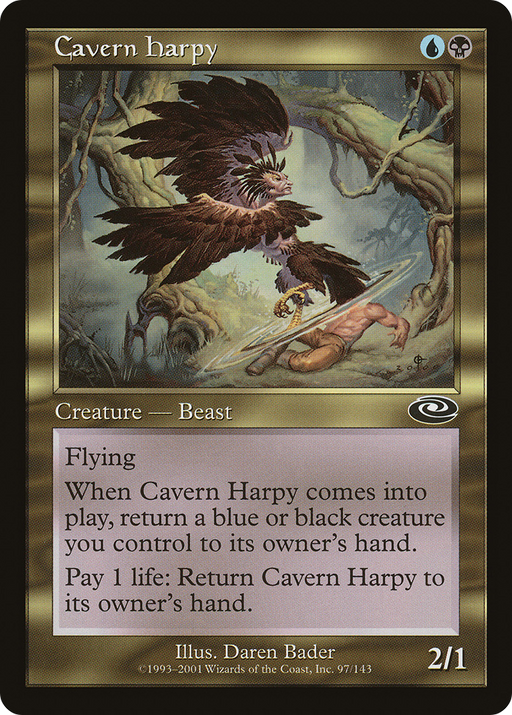 Cavern Harpy (PLS-097) [Planeshift] MTG Single Wizards of the Coast