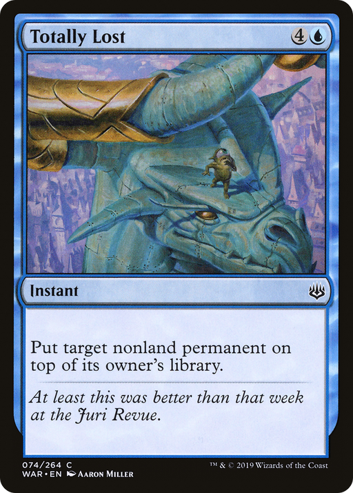 Totally Lost (WAR-074) [War of the Spark] Foil MTG Single Wizards of the Coast