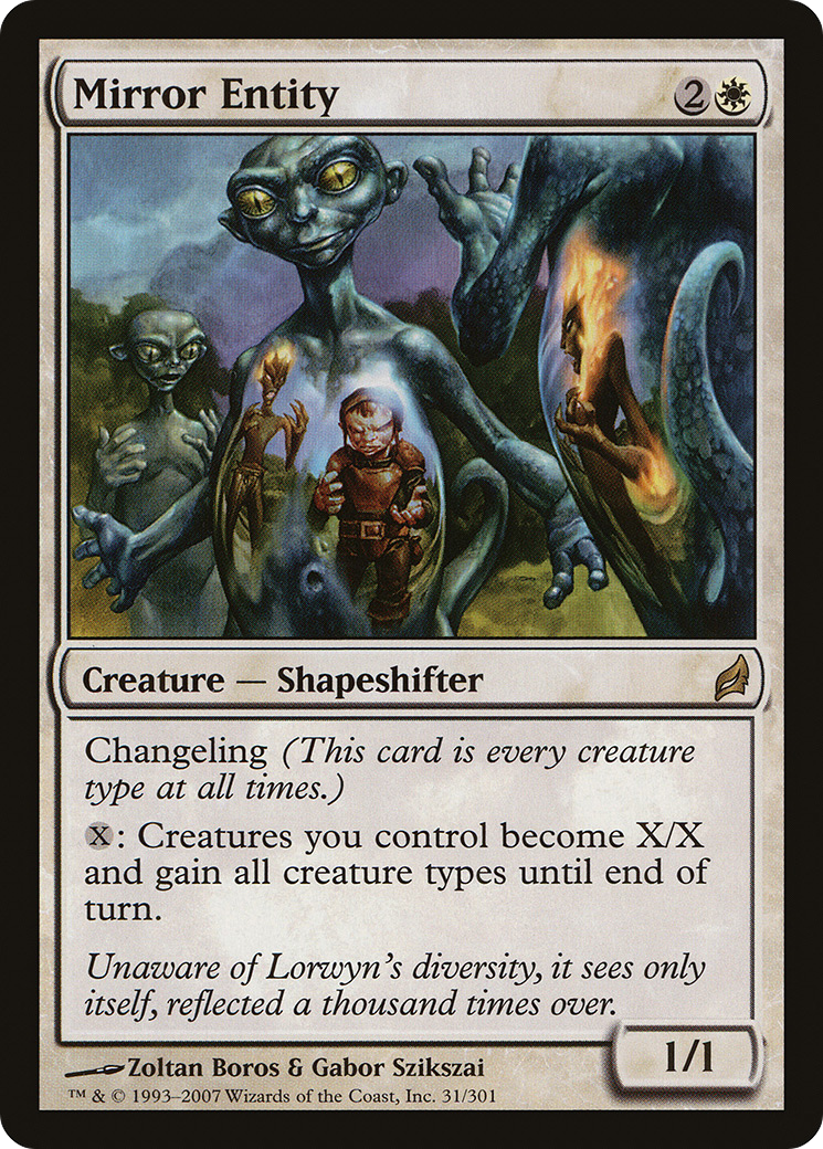 Mirror Entity (LRW-031) [Lorwyn] Foil MTG Single Wizards of the Coast