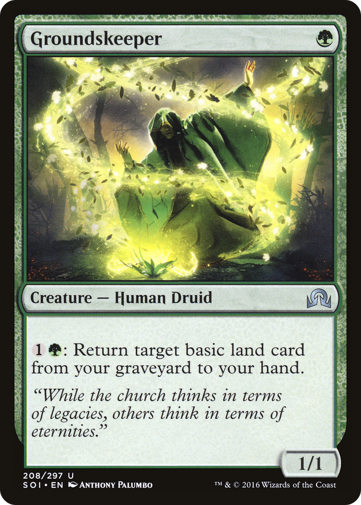 Groundskeeper (SOI-208) [Shadows over Innistrad] Foil MTG Single Wizards of the Coast