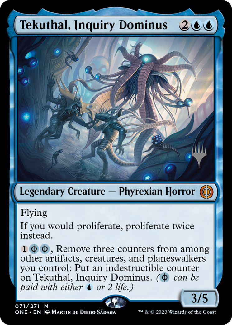 Tekuthal, Inquiry Dominus (PPONE-71P) [Phyrexia: All Will Be One Promos] Foil MTG Single Wizards of the Coast