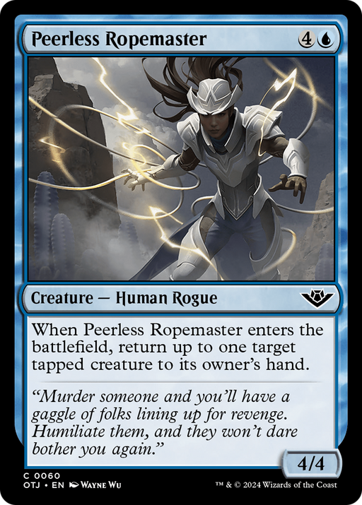 Peerless Ropemaster (OTJ-060) [Outlaws of Thunder Junction] Foil MTG Single Wizards of the Coast