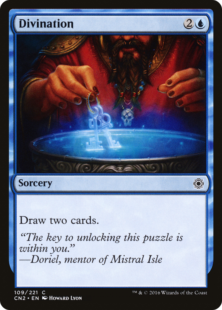 Divination (CN2-109) [Conspiracy: Take the Crown] MTG Single Wizards of the Coast