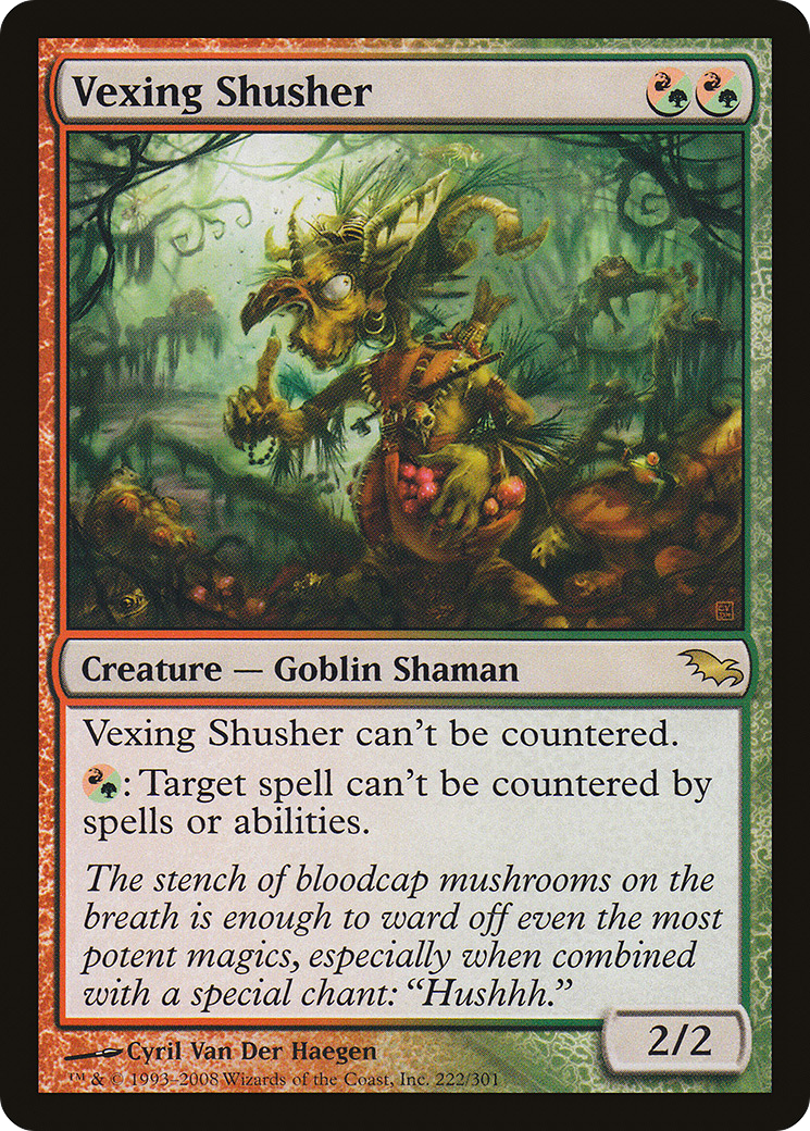 Vexing Shusher (SHM-222) [Shadowmoor] Foil MTG Single Wizards of the Coast