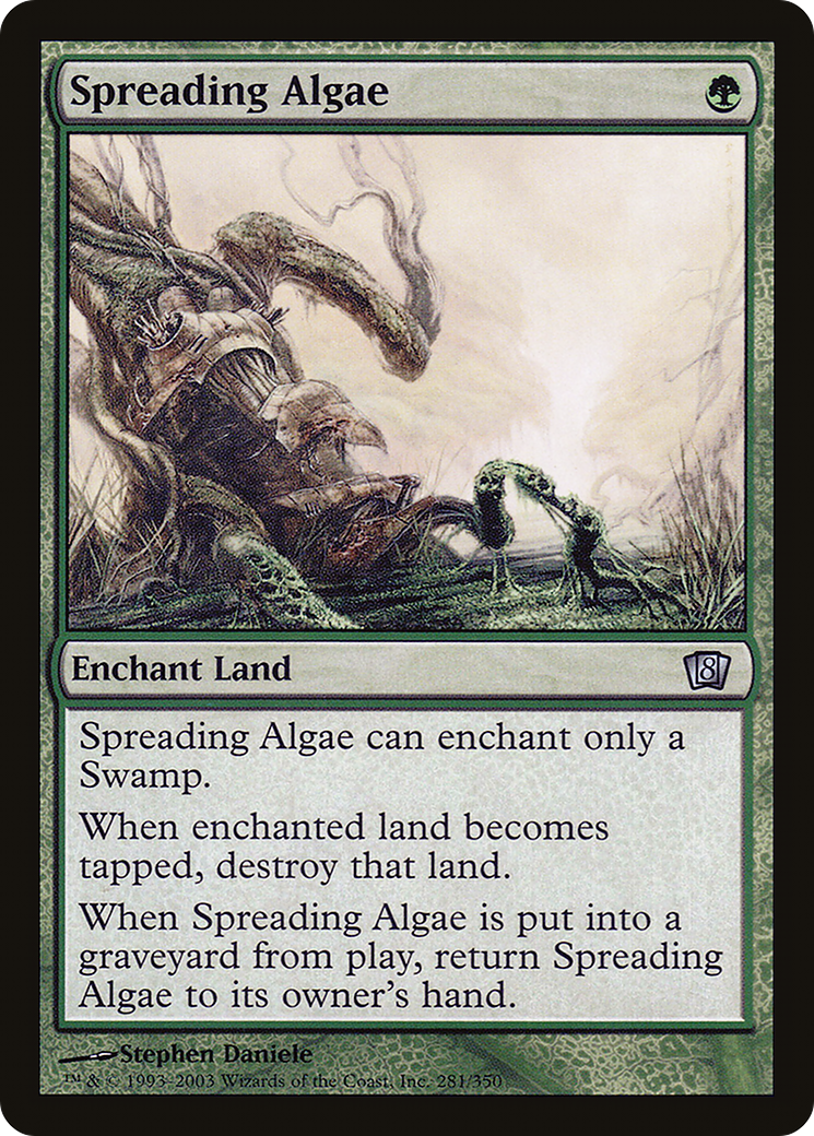 Spreading Algae (8ED-281) [8th Edition] Foil MTG Single Wizards of the Coast