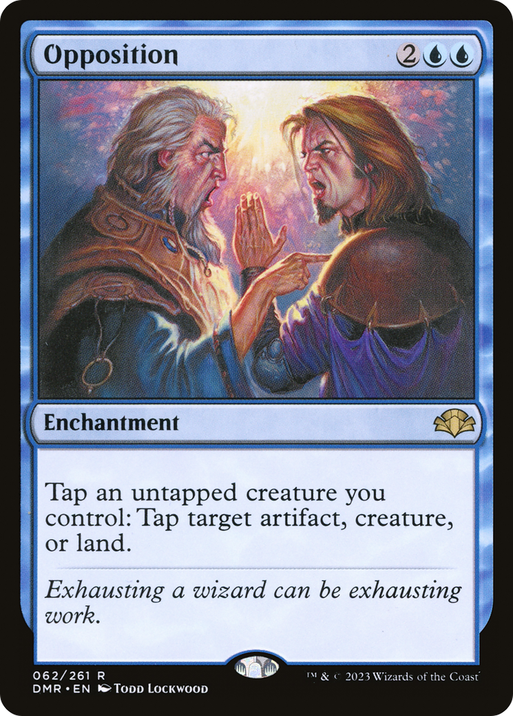 Opposition (DMR-062) [Dominaria Remastered] Foil MTG Single Wizards of the Coast