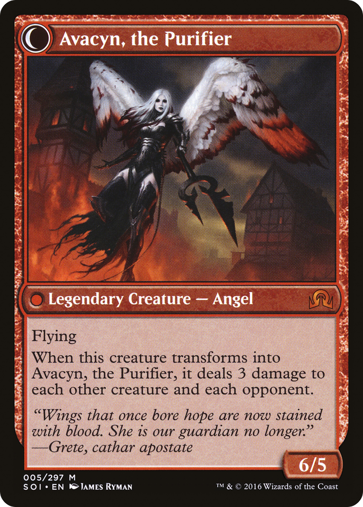 Archangel Avacyn (SOI-005) [Shadows over Innistrad] MTG Single Wizards of the Coast