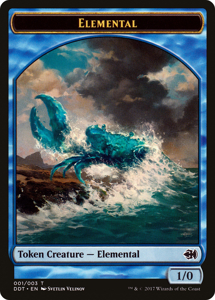 Elemental Token (DDT-001) [Misc] Duel Decks: Merfolk vs. Goblins Tokens MTG Single Wizards of the Coast
