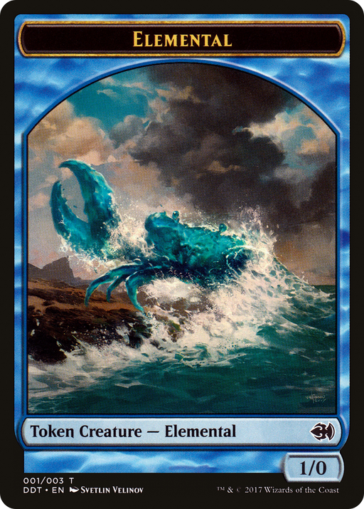 Elemental Token (DDT-001) [Misc] Duel Decks: Merfolk vs. Goblins Tokens MTG Single Wizards of the Coast