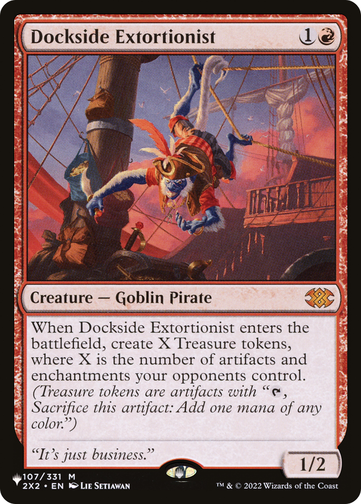 Dockside Extortionist (LIST-107/024) [Mystery Booster] The List MTG Single Wizards of the Coast