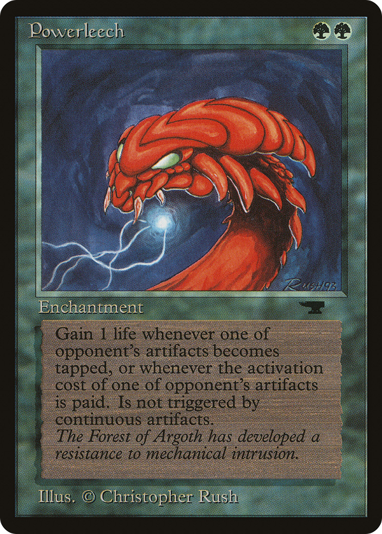 Powerleech (ATQ-) [Oldschool] Antiquities MTG Single Wizards of the Coast