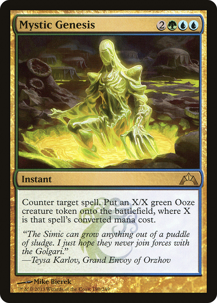 Mystic Genesis (GTC-180) [Gatecrash] MTG Single Wizards of the Coast