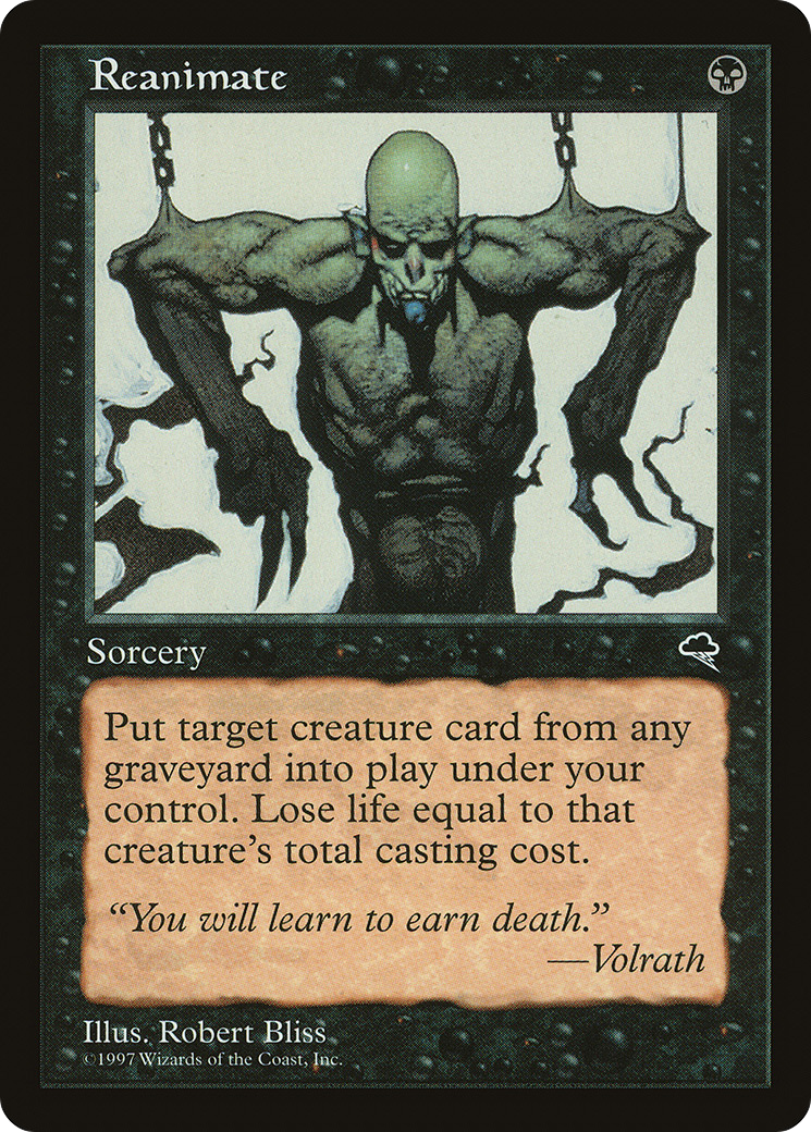 Reanimate (TMP-151) [Tempest] MTG Single Wizards of the Coast