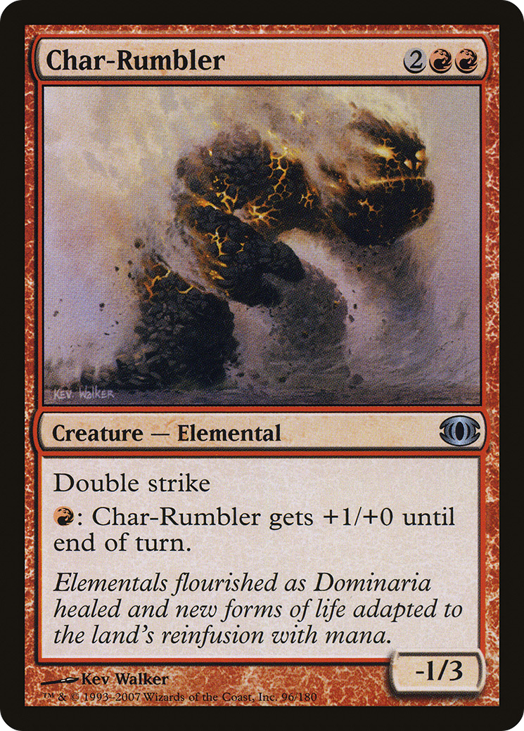 Char-Rumbler (FUT-096) [Future Sight] Foil MTG Single Wizards of the Coast