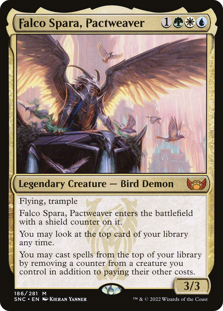 Falco Spara, Pactweaver (SNC-186) [Streets of New Capenna] MTG Single Wizards of the Coast