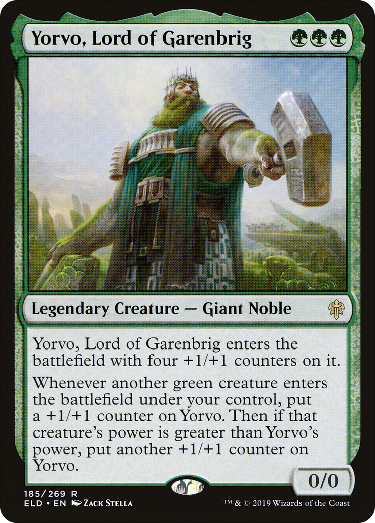 Yorvo, Lord of Garenbrig (ELD-185) [Throne of Eldraine] Foil MTG Single Wizards of the Coast