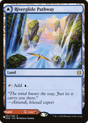 Riverglide Pathway (LIST-264) [Mystery Booster] The List MTG Single Wizards of the Coast