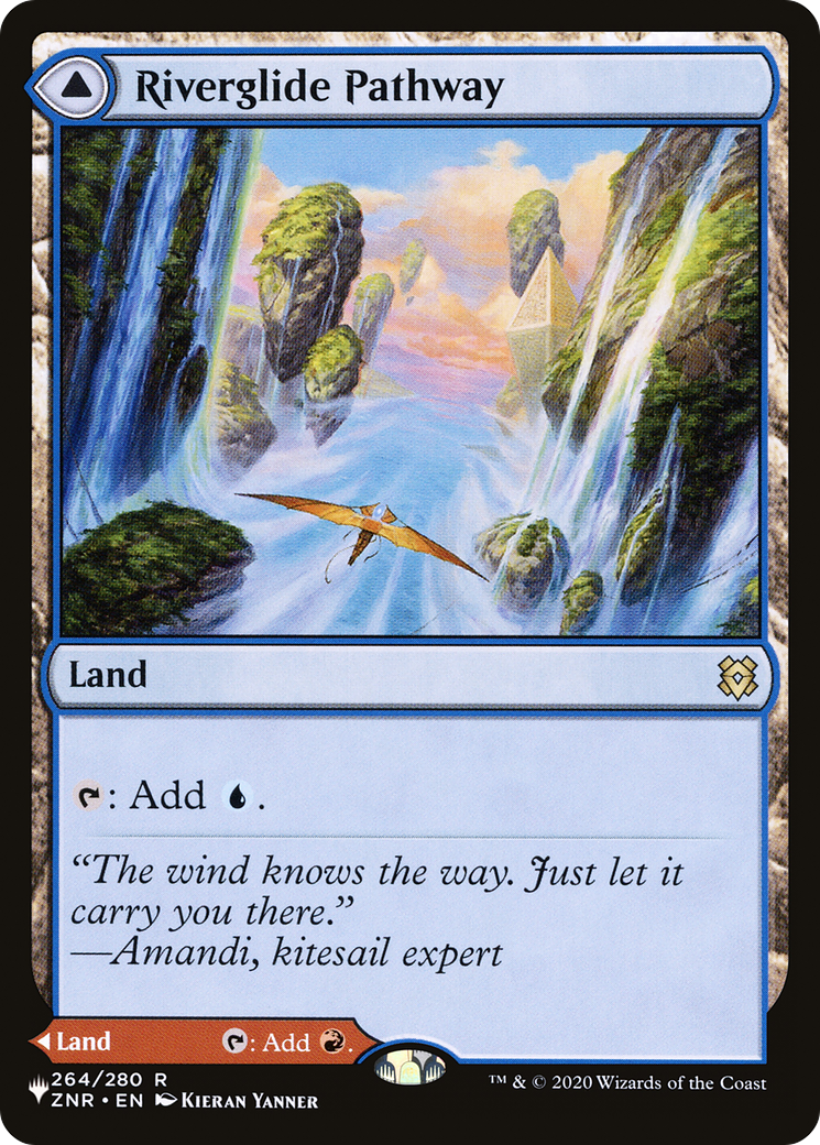 Riverglide Pathway (LIST-264) [Mystery Booster] The List MTG Single Wizards of the Coast