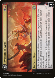 Invasion of Azgol // Ashen Reaper (MOM-232) [March of the Machine] Foil MTG Single Wizards of the Coast