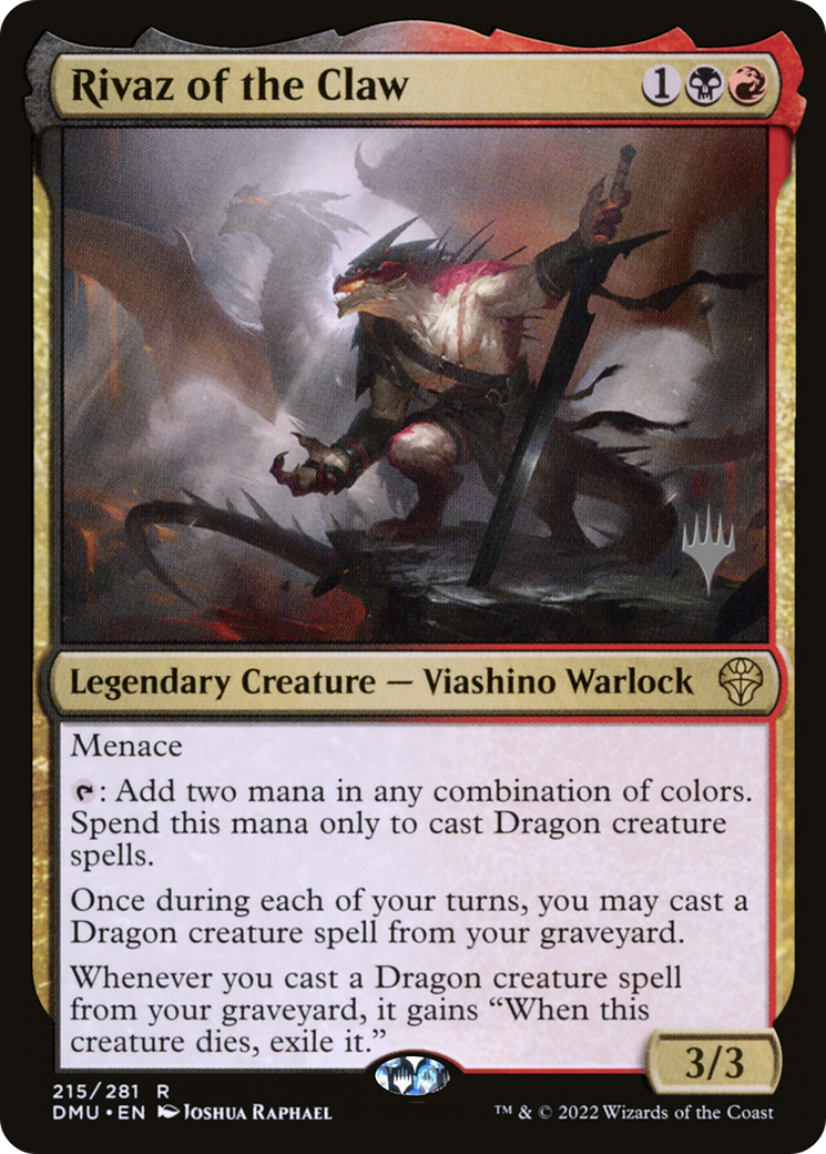 Rivaz of the Claw (PPDMU-215) [Dominaria United Promos] Foil MTG Single Wizards of the Coast