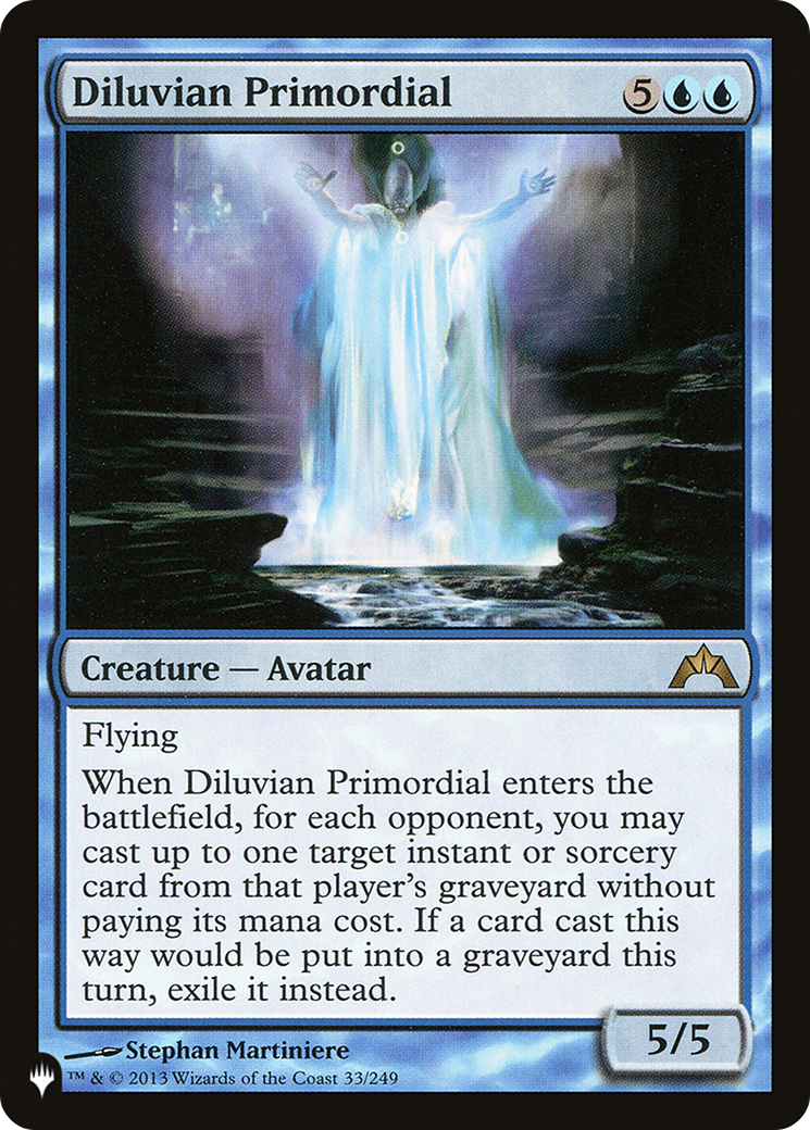 Diluvian Primordial (LIST-GTC-33) [The List] MTG Single Magic: The Gathering