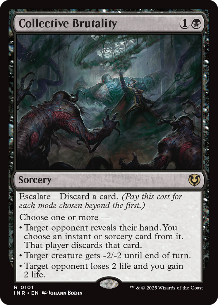 Collective Brutality (INR-101) [Innistrad Remastered] Foil MTG Single Wizards of the Coast
