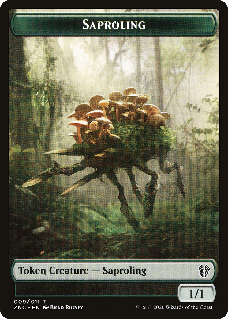Saproling (TZNC-009) [Tokens] Zendikar Rising Commander Tokens MTG Single Wizards of the Coast
