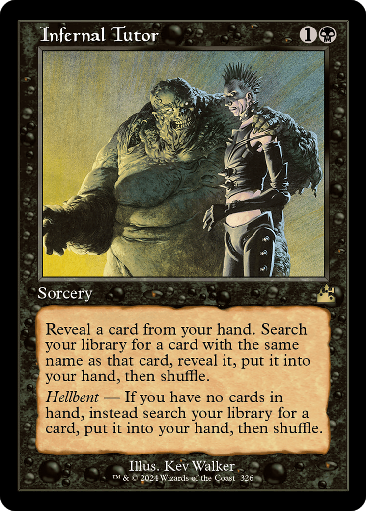 Infernal Tutor (RVR-326) [Ravnica Remastered] MTG Single Wizards of the Coast