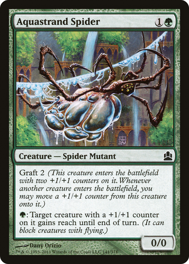 Aquastrand Spider (CMD-141) [Commander 2011] MTG Single Wizards of the Coast