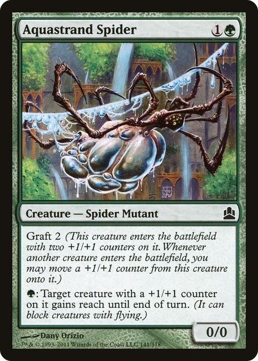 Aquastrand Spider (CMD-141) [Commander 2011] MTG Single Wizards of the Coast