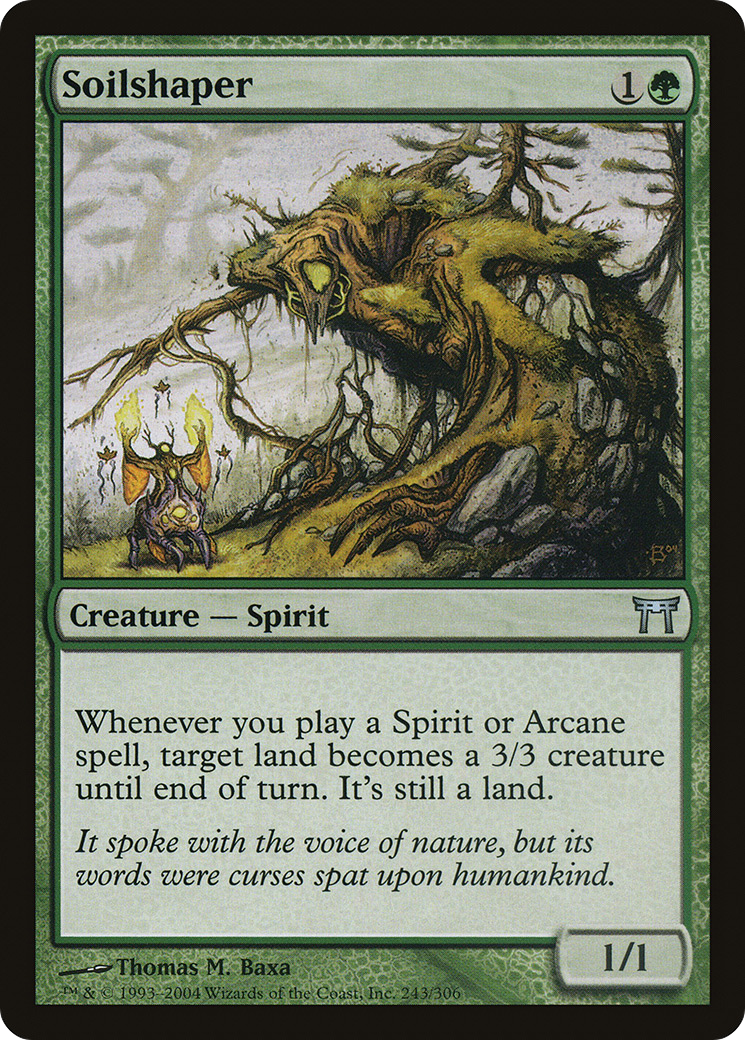 Soilshaper (CHK-243) [Champions of Kamigawa] Foil MTG Single Wizards of the Coast