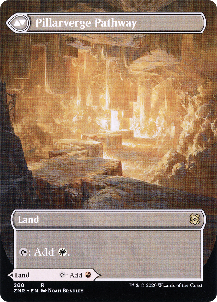 Needleverge Pathway (ZNR-288) [Zendikar Rising] (Showcase) (Borderless) MTG Single Wizards of the Coast