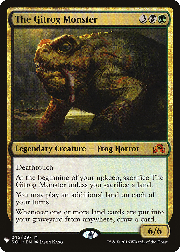 The Gitrog Monster (LIST-245) [Mystery Booster] The List MTG Single Wizards of the Coast