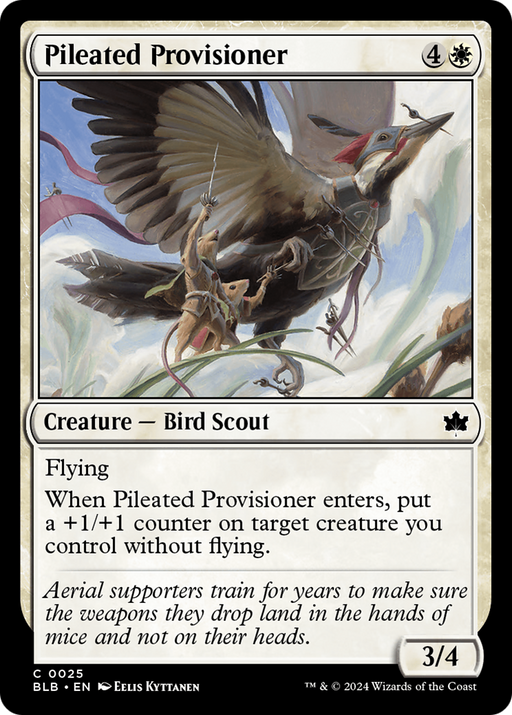 Pileated Provisioner (BLB-025) [Bloomburrow] MTG Single Wizards of the Coast