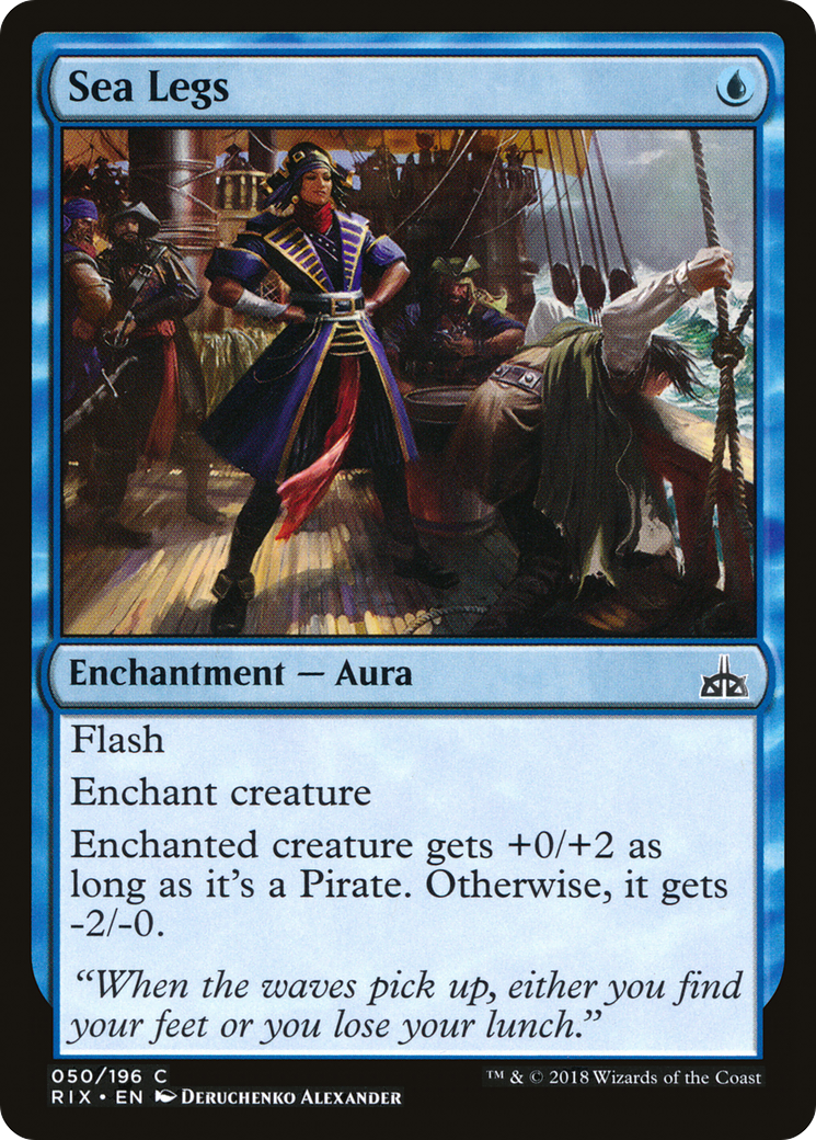 Sea Legs (RIX-050) [Rivals of Ixalan] MTG Single Wizards of the Coast