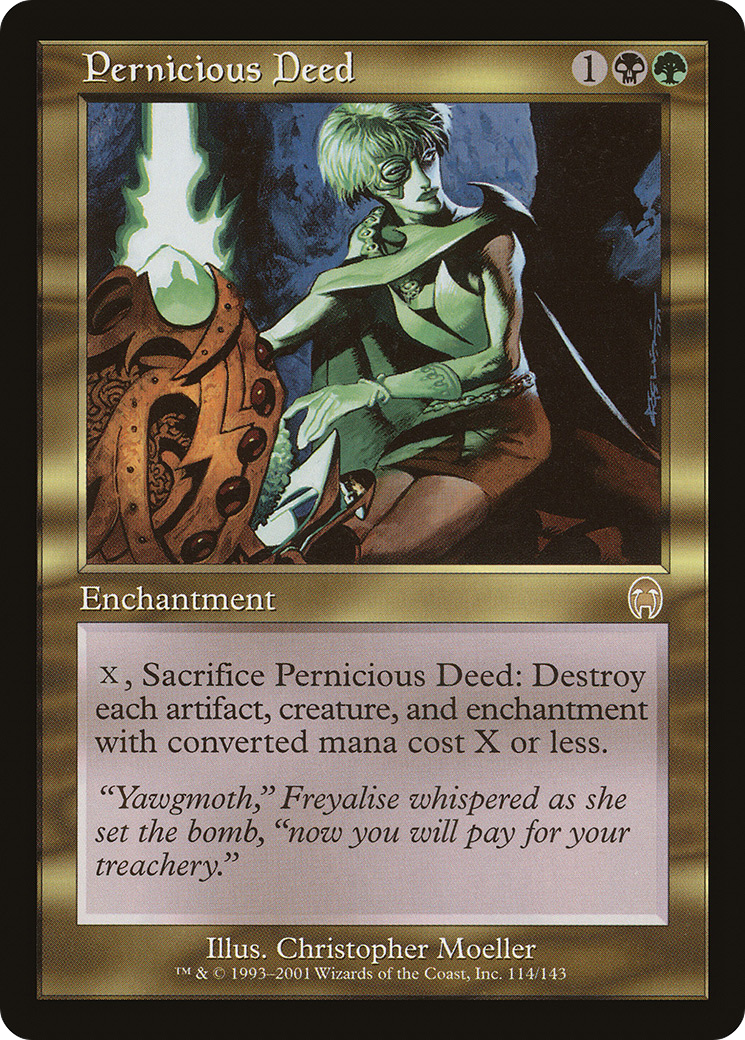 Pernicious Deed (APC-114) [Apocalypse] MTG Single Wizards of the Coast