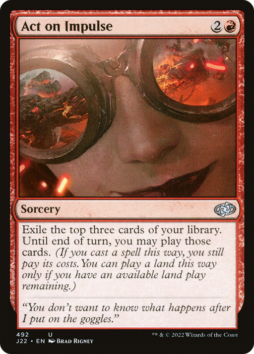 Act on Impulse (J22-492) [Jumpstart 2022] MTG Single Wizards of the Coast