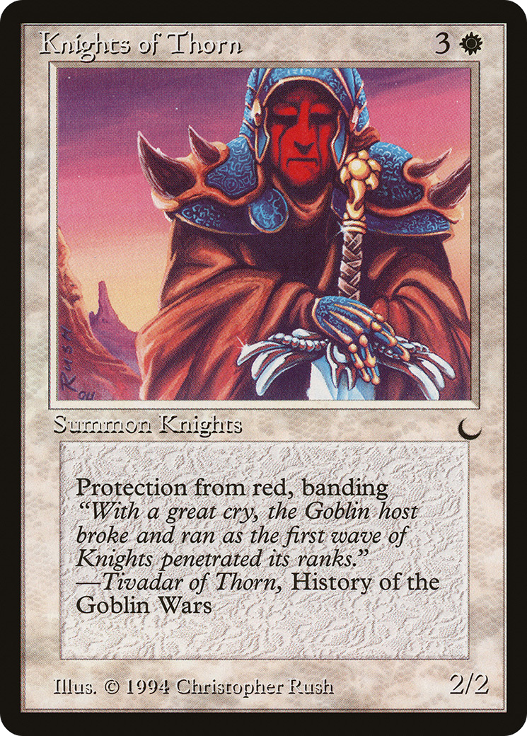 Knights of Thorn (DRK-) [Oldschool] The Dark MTG Single Wizards of the Coast