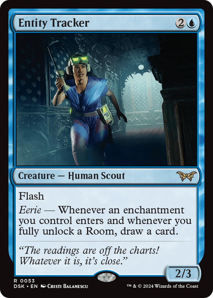 Entity Tracker (0053) (DSK-053) [Duskmourn: House of Horror] MTG Single Wizards of the Coast