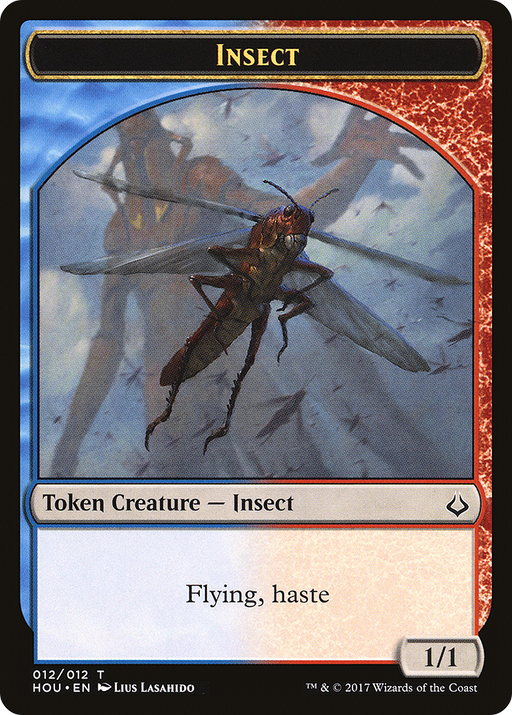 Insect Token (HOU-012) [Tokens] Hour of Devastation Tokens MTG Single Wizards of the Coast