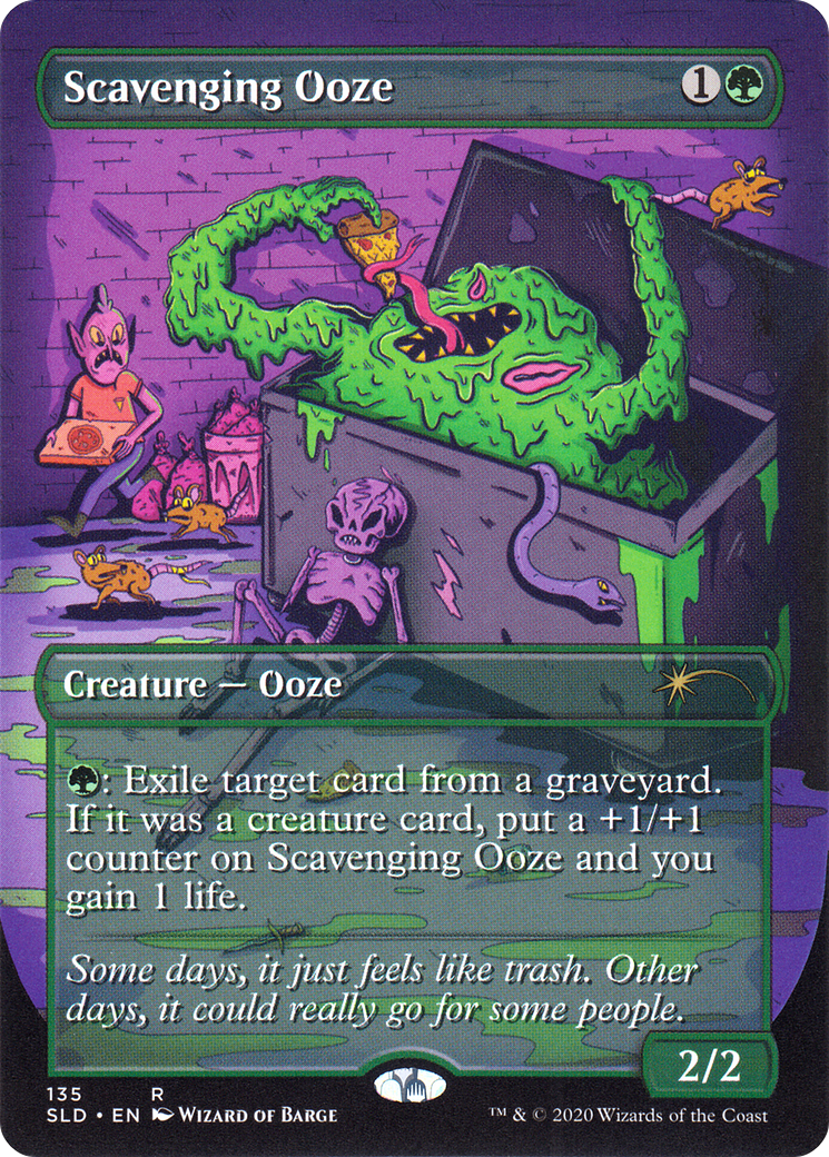 Scavenging Ooze (SLD-135) [Secret Lair] Drop (Borderless) MTG Single Wizards of the Coast