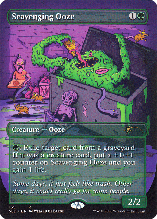 Scavenging Ooze (SLD-135) [Secret Lair] Drop (Borderless) MTG Single Wizards of the Coast