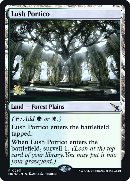 Lush Portico (PRE-263) [Murders at Karlov Manor Promos] Foil MTG Single Wizards of the Coast