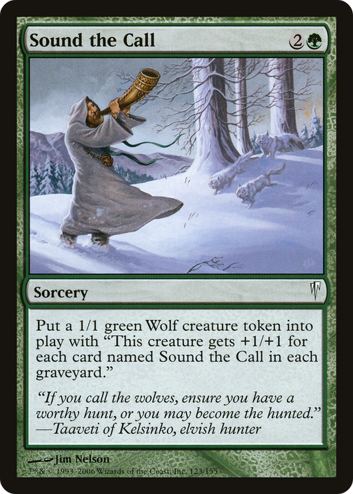 Sound the Call (CSP-123) [Coldsnap] MTG Single Wizards of the Coast